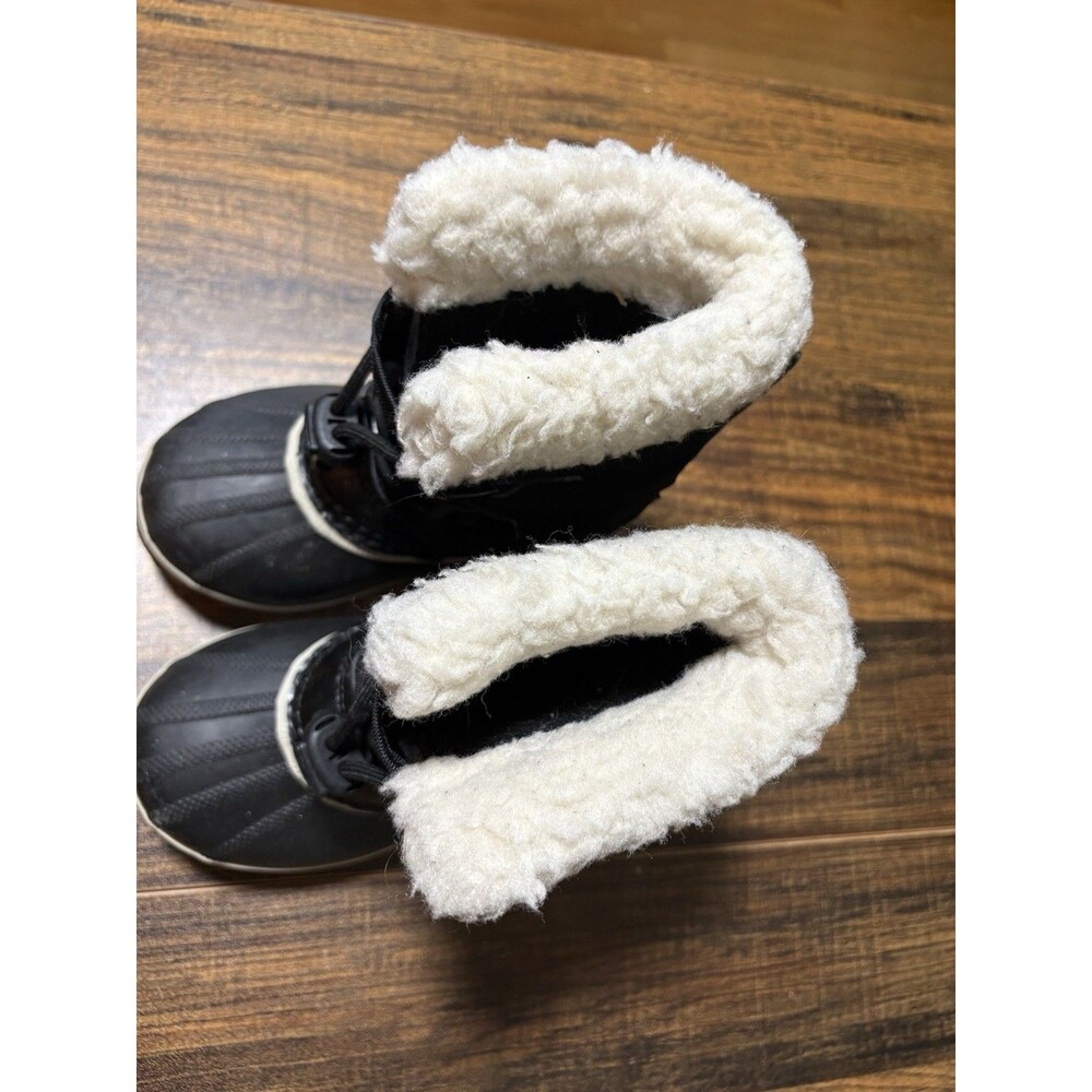 Sorel Toddler Snow Commander Winter Boots Black Waterproof Size 10 Kids C10 - Picture 5 of 7